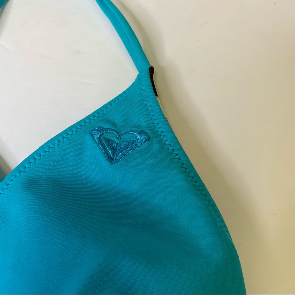 Roxy Logo Reversible Bikini Top - image 5